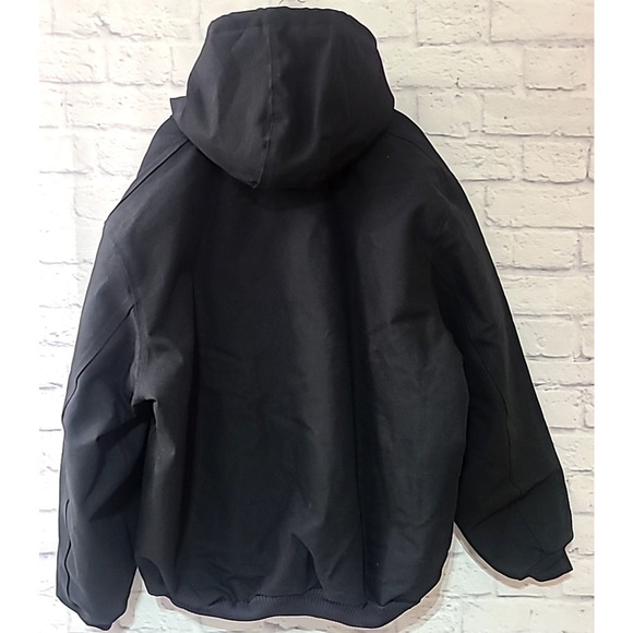 Carhartt Hooded Active Jacket Men's 3XL Tall Loose Fit Black Duck Insulated New - Picture 3 of 6